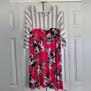 Filly Flair 3/4 sleeve dress
